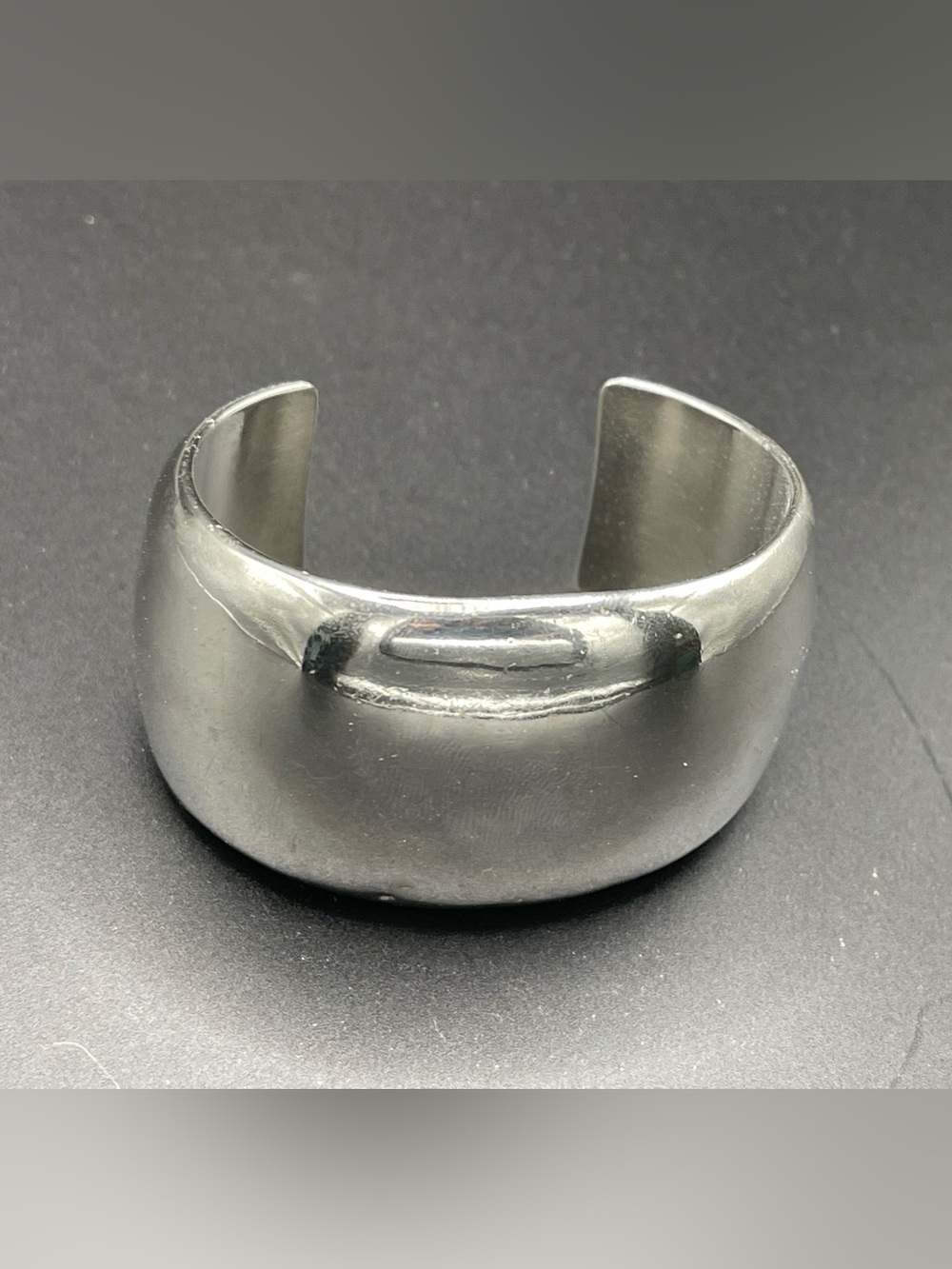 Vintage Navajo Gene Jackson Sterling Silver Wide Cuff Bracelet 60.8g 1.5”
